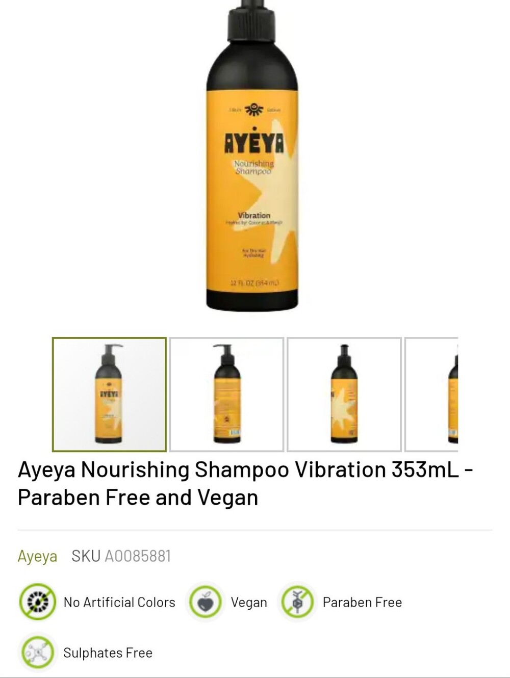 Ayeya Shampoo